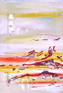 Caroline Keller, peinture à l'huile, peinture acrylique, abstraction, paysage, évocation.